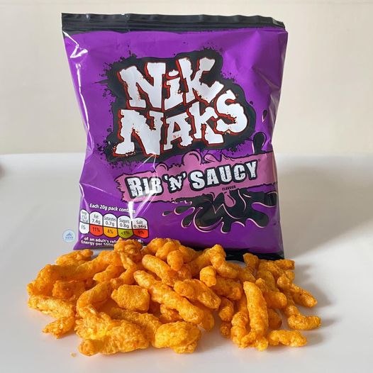 Nik Naks Rib N Saucy Grab Bag Crisps 45g