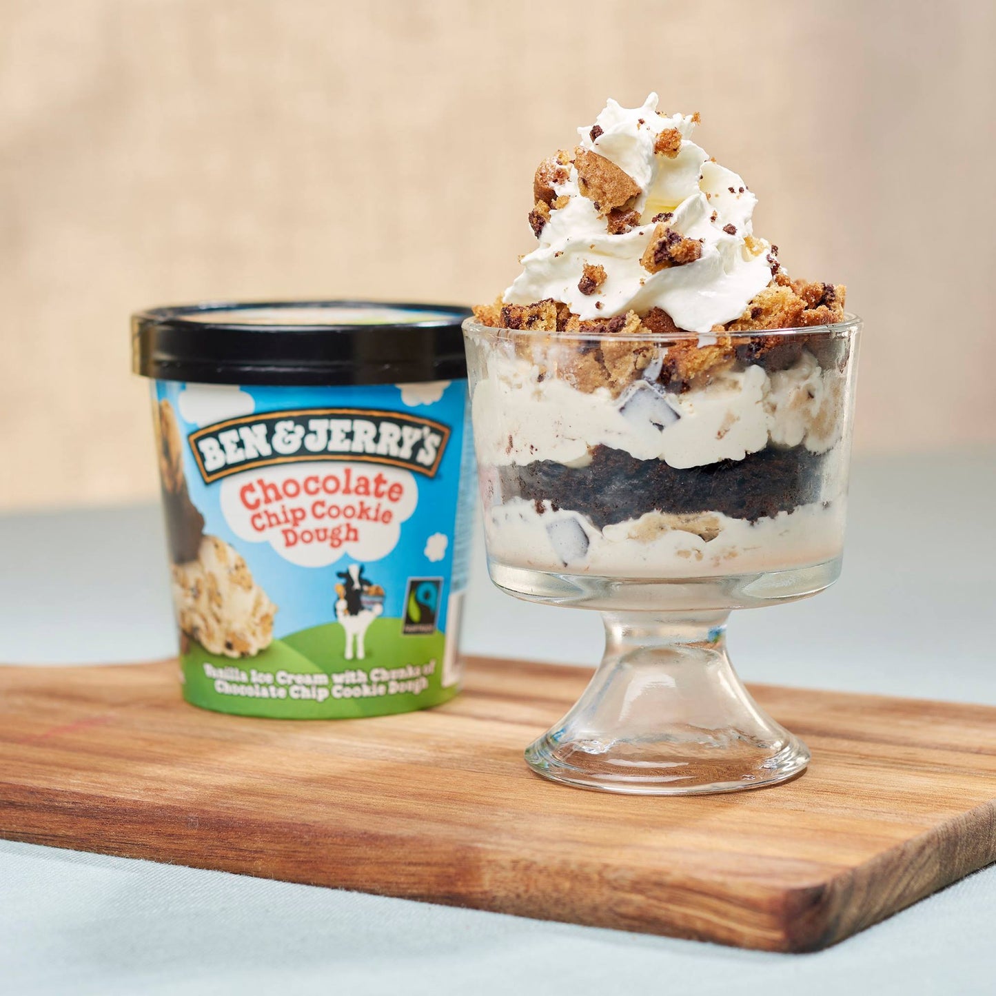 Ben & Jerry's Ice Cream Cookie Dough 100ml เบน แอนด์ เจอร์รี่ส์ ไอศกรีม แป้งคุกกี้ 100 มิลลิกรัม