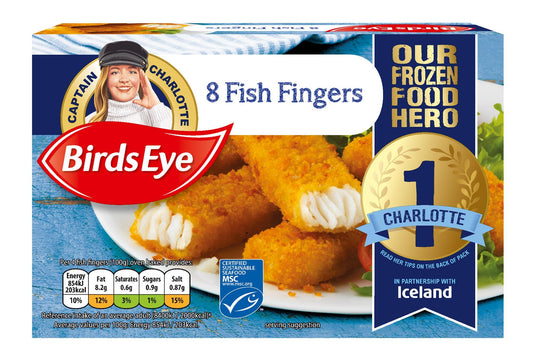 Birds Eye 8pk Great Value Breaded Fish Fingers 200g Birds Eye ปลากะพงชุบเกล็ดขนมปัง 8 ชิ้น คุ้มสุดๆ 200g