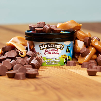 Ben & Jerry's Ice Cream Caramel Chew Chew 100ml เบน แอนด์ เจอร์รี่ส์ ไอศกรีม เคลือบคาราเมล ช๊อคโกแลต 100 มิลลิกรัม