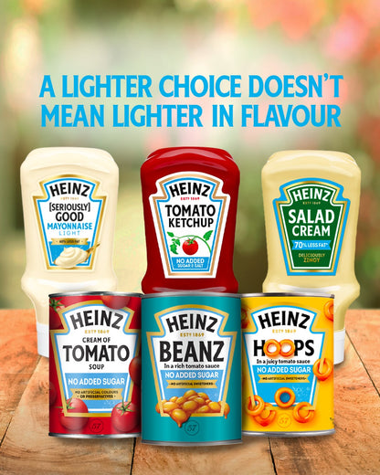 Heinz Beanz In a Rich Tomato Sauce No Added Sugar 415g ไฮนซ์ ถั่วในซอสมะเขือเทศเข้มข้น ไม่เติมน้ำตาล 415 กรัม