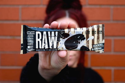 Warrior Raw Protein Flapjack Cookies & Cream 75g