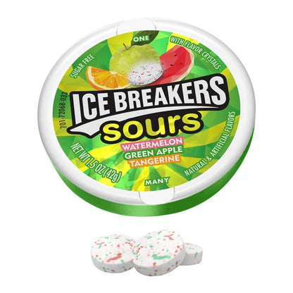 Ice Breakers Sours Watermelon Green Apple 42g