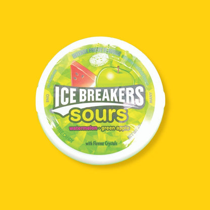 Ice Breakers Sours Watermelon Green Apple 42g