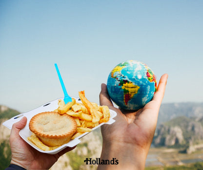 Hollands 4 Cheese & Onion Pies ฮอลแลนด์ 4 พายชีสและหัวหอม