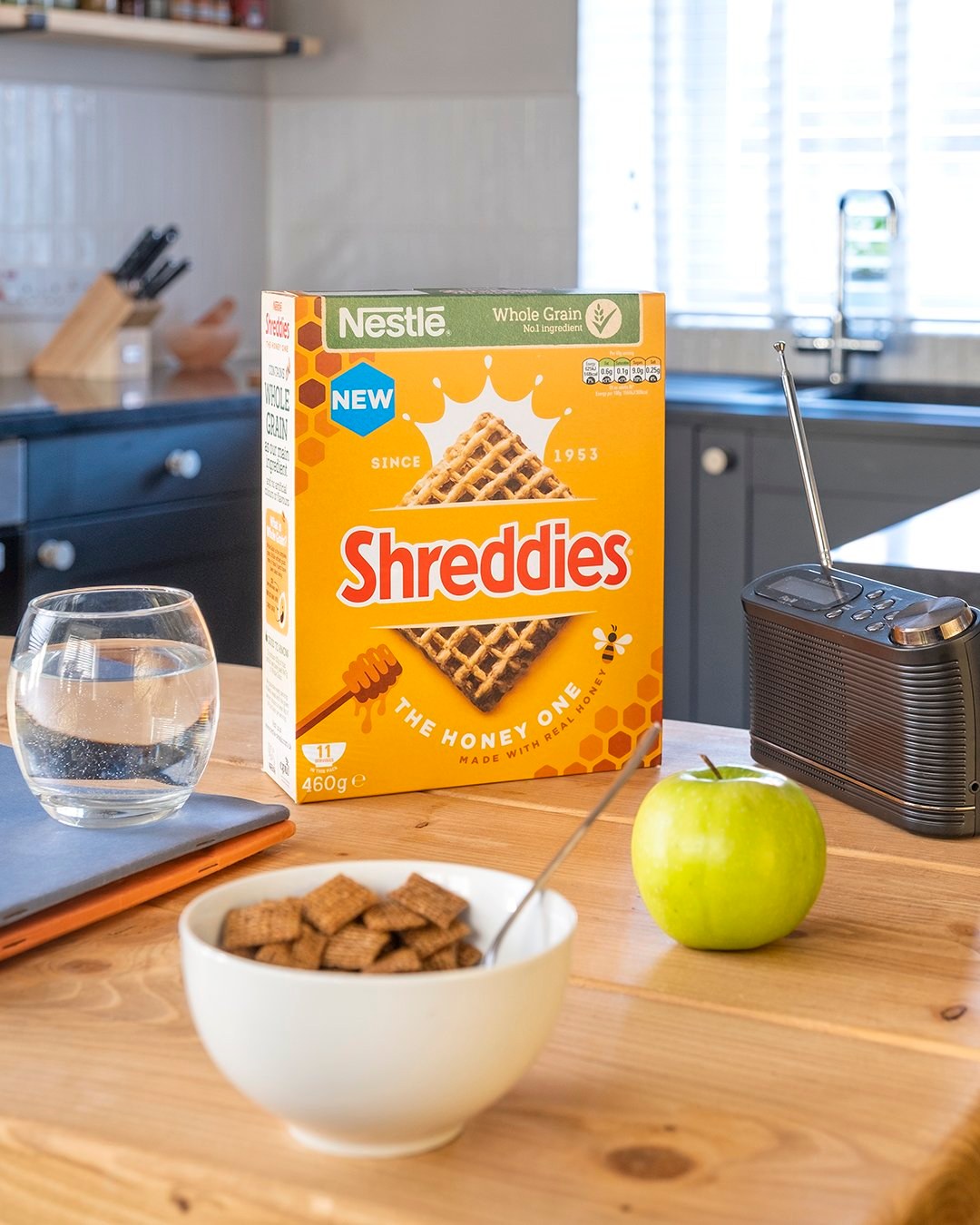 Nestle Shreddies The Honey One Cereal 460g