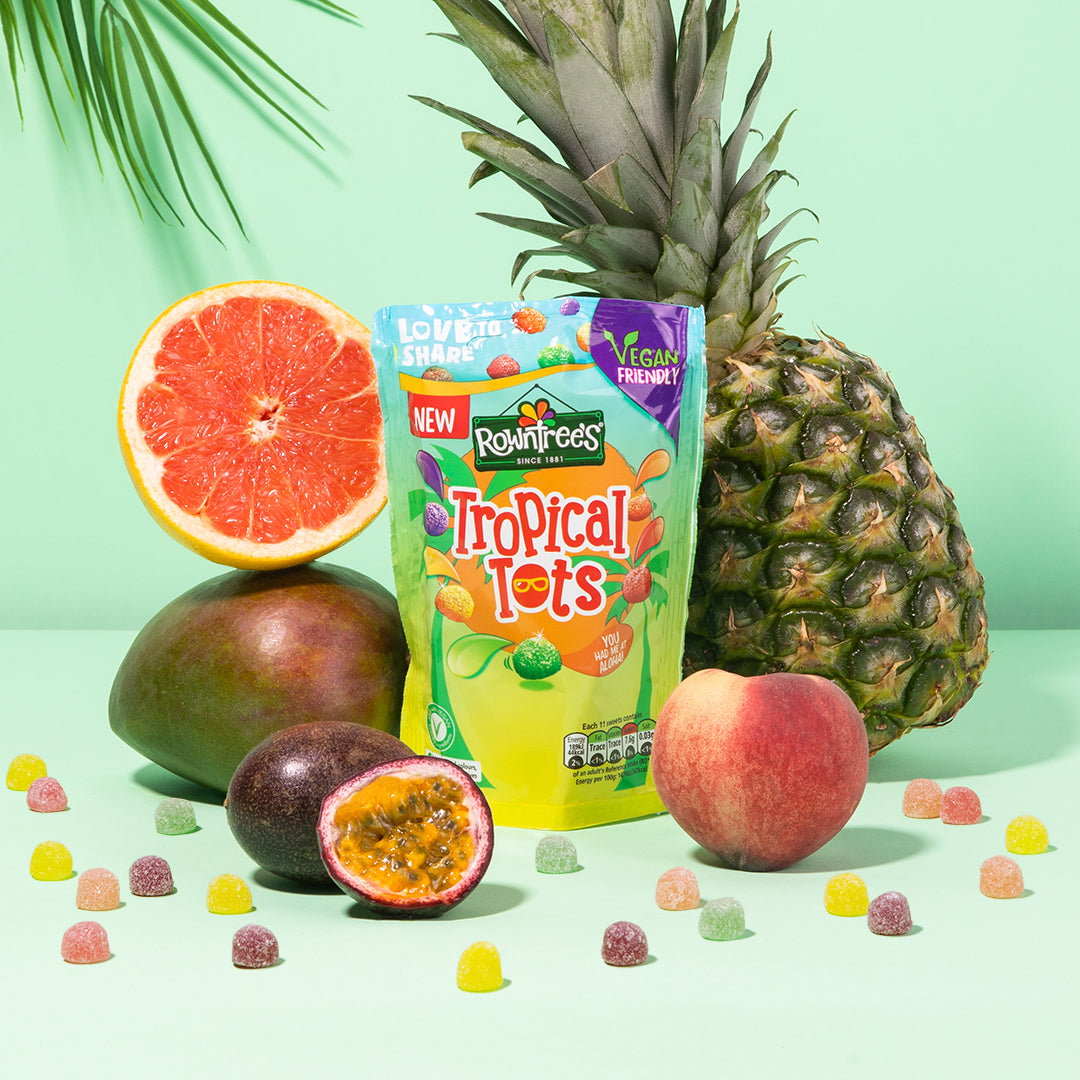 [BestBefore-31Aug2025] Rowntrees Jelly Tots Tropical Pouch 140g