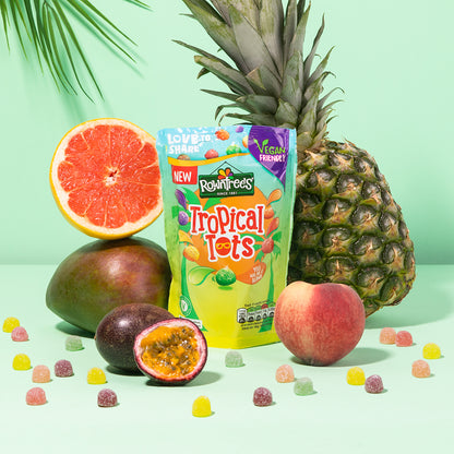 [BestBefore-31Aug2025] Rowntrees Jelly Tots Tropical Pouch 140g