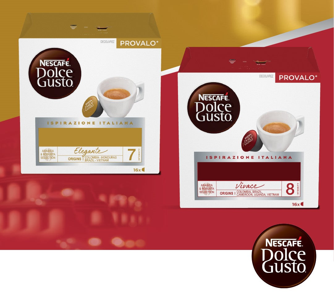 [BestBefore-30-Apr-2025] Nescafe Dolce Gusto Espresso Roma Coffee 16 Pods 99.2g