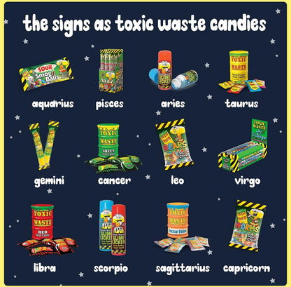 Toxic Waste Green Sour Candy Drum 42g