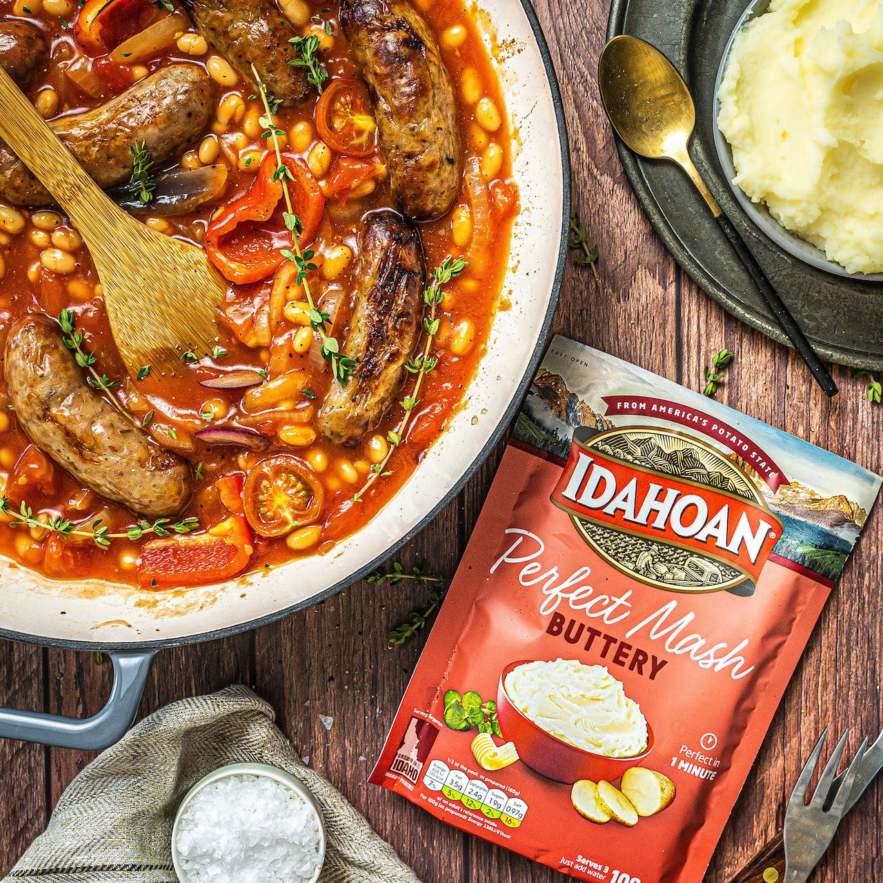 Idahoan Perfect Mash Buttery 109g