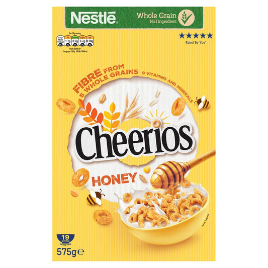 Nestle Cheerios Honey 575g เนสท์เล่ เชียร์ริออส ฮันนี่ 575 กรัม