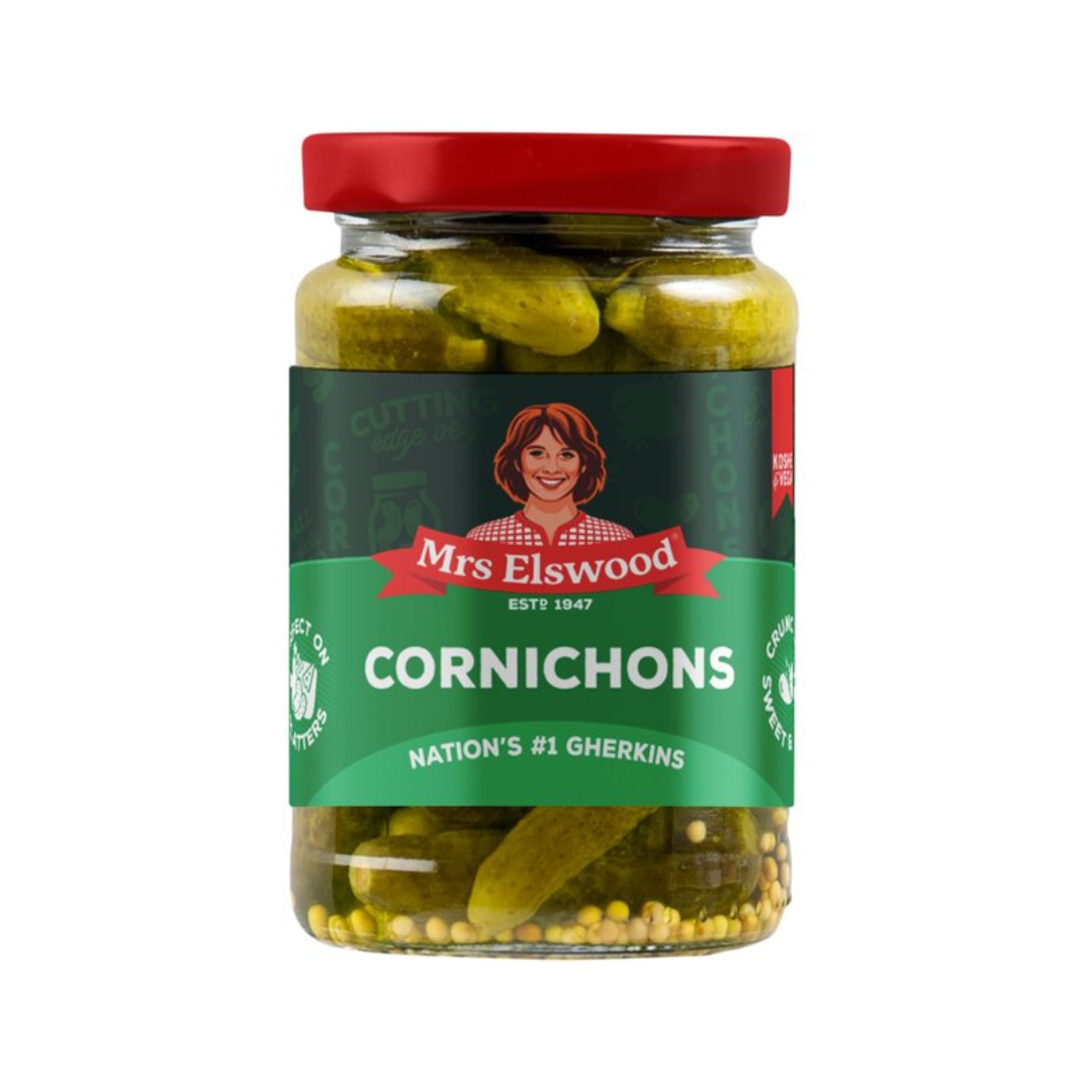 Mrs Elswood Cornichons 215g