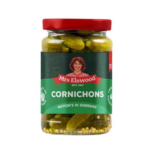 Mrs Elswood Cornichons 215g
