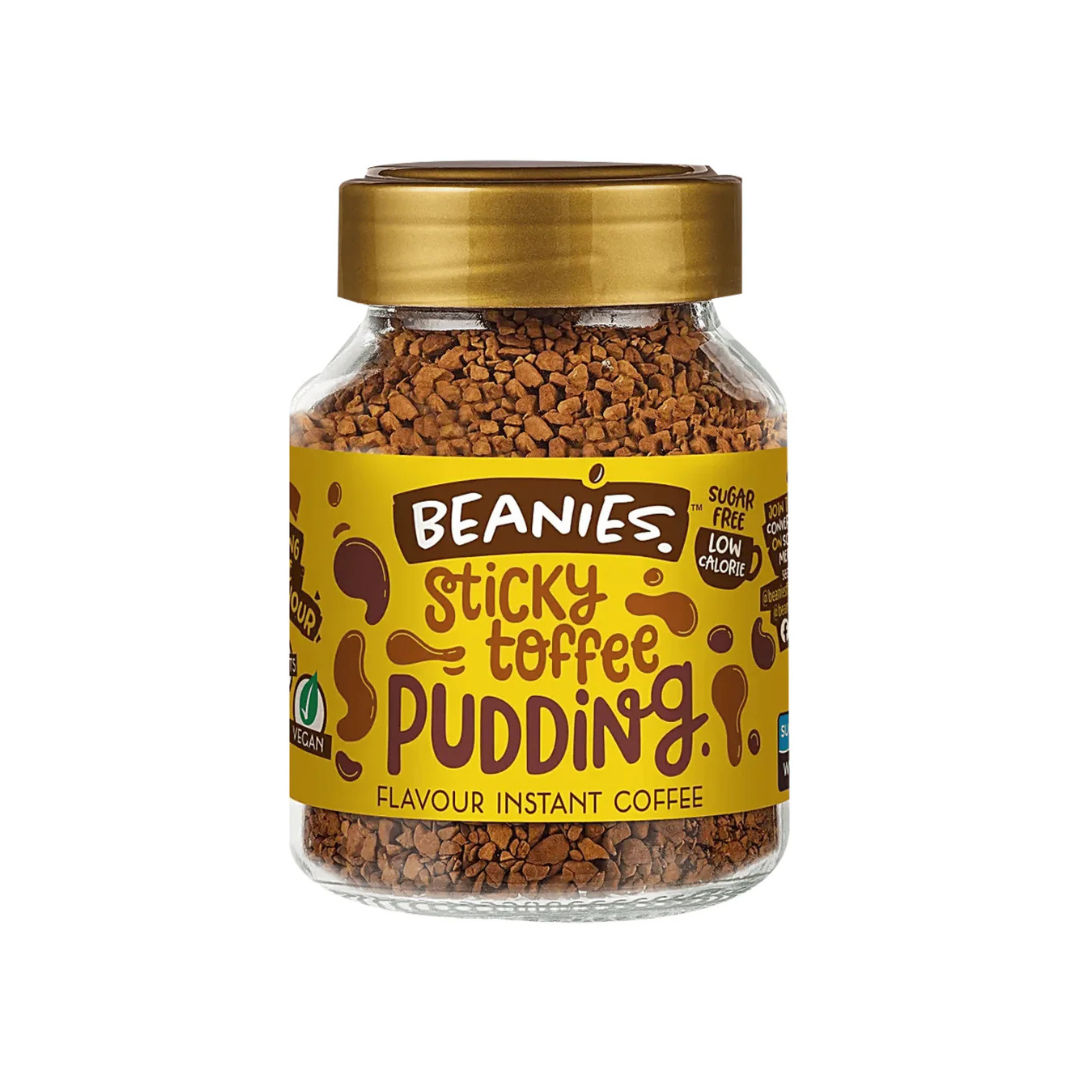 Beanies Sticky Toffee Pudding Flavoured Instant Coffee 50g