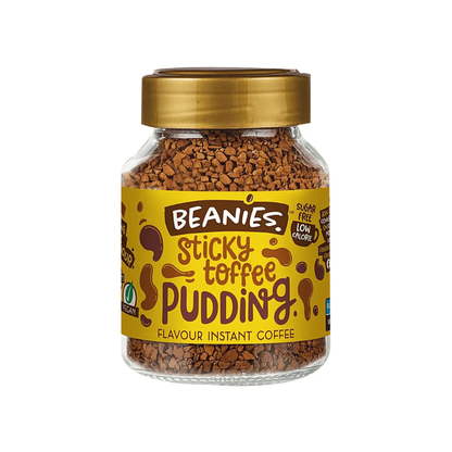 Beanies Sticky Toffee Pudding Flavoured Instant Coffee 50g