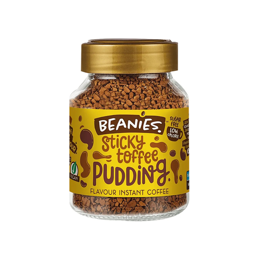 Beanies Sticky Toffee Pudding Flavoured Instant Coffee 50g
