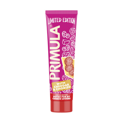 Primula Limited Edition Cheddar & Chorizo Tube 140g