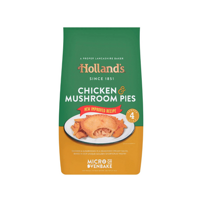 Hollands Chicken And Mushroom 4Pie ฮอลแลนด์ ไก่ และ เห็ด 4 พาย