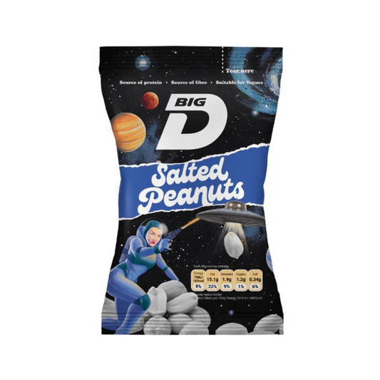 Big D Salted Peanuts 200g บิ๊ก ดี ถั่วลิสงเค็ม 200 กรัม