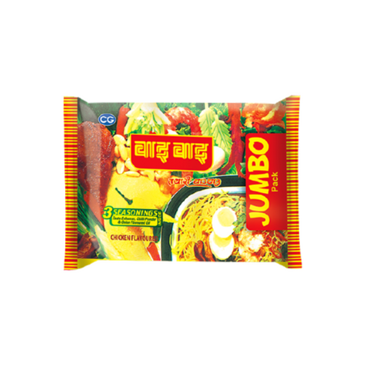 Wai Wai Jumbo Pack 3 Seasonings Chicken Flavored Instant Noodle 75gram