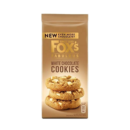 [BestBefore-11Apr2026] Fox's Fabulous White Chocolate Cookies 180g