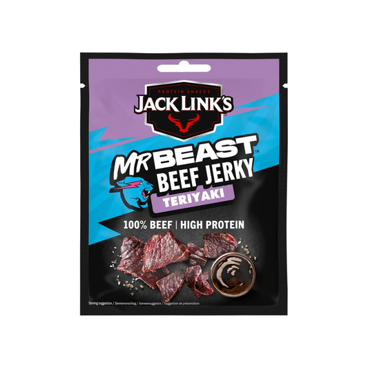 [Best Before 28-Aug-2026]Jack Link's Mr Beast Beef Jerky Teriyaki 25g