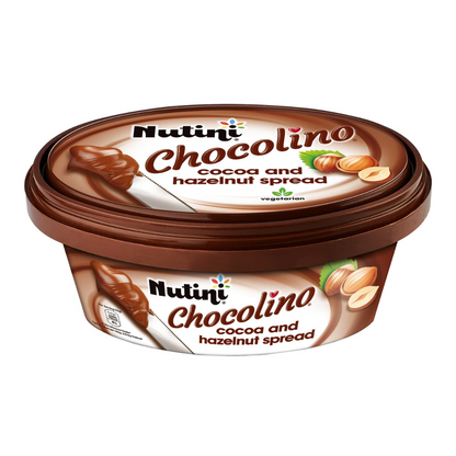 Nutini Chocolino Cocoa & Hazelnut Spread 300g นูตินี่ ช็อคโกแลต โกโก้ และ เฮเซลนัทส เปรด 300 กรัม