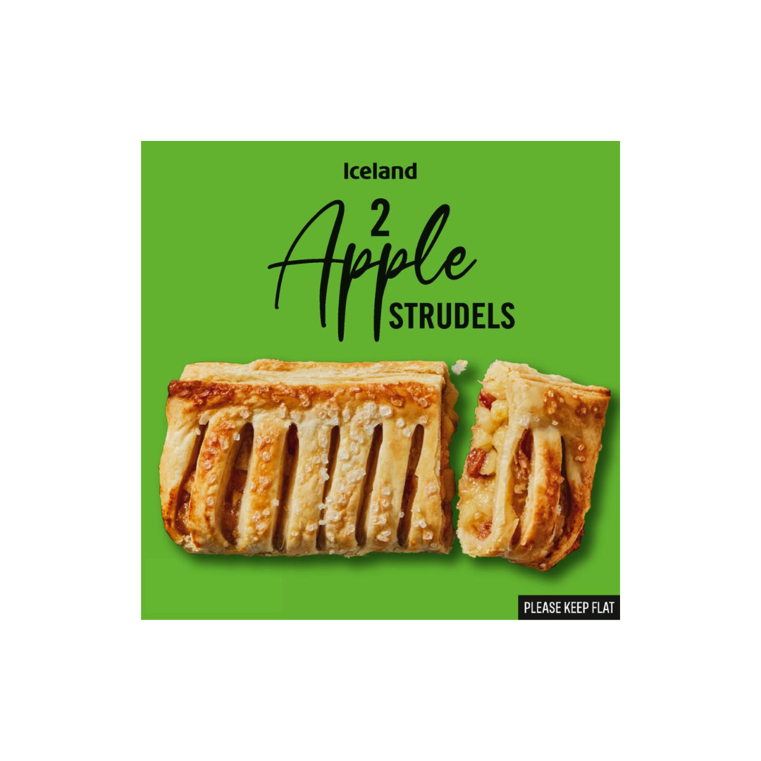 Iceland 2 Apple Strudels 600g ไอซ์แลนด์ แอปเปิ้ลสตรูเดิ้ล  2 ลูก 600 กรัม