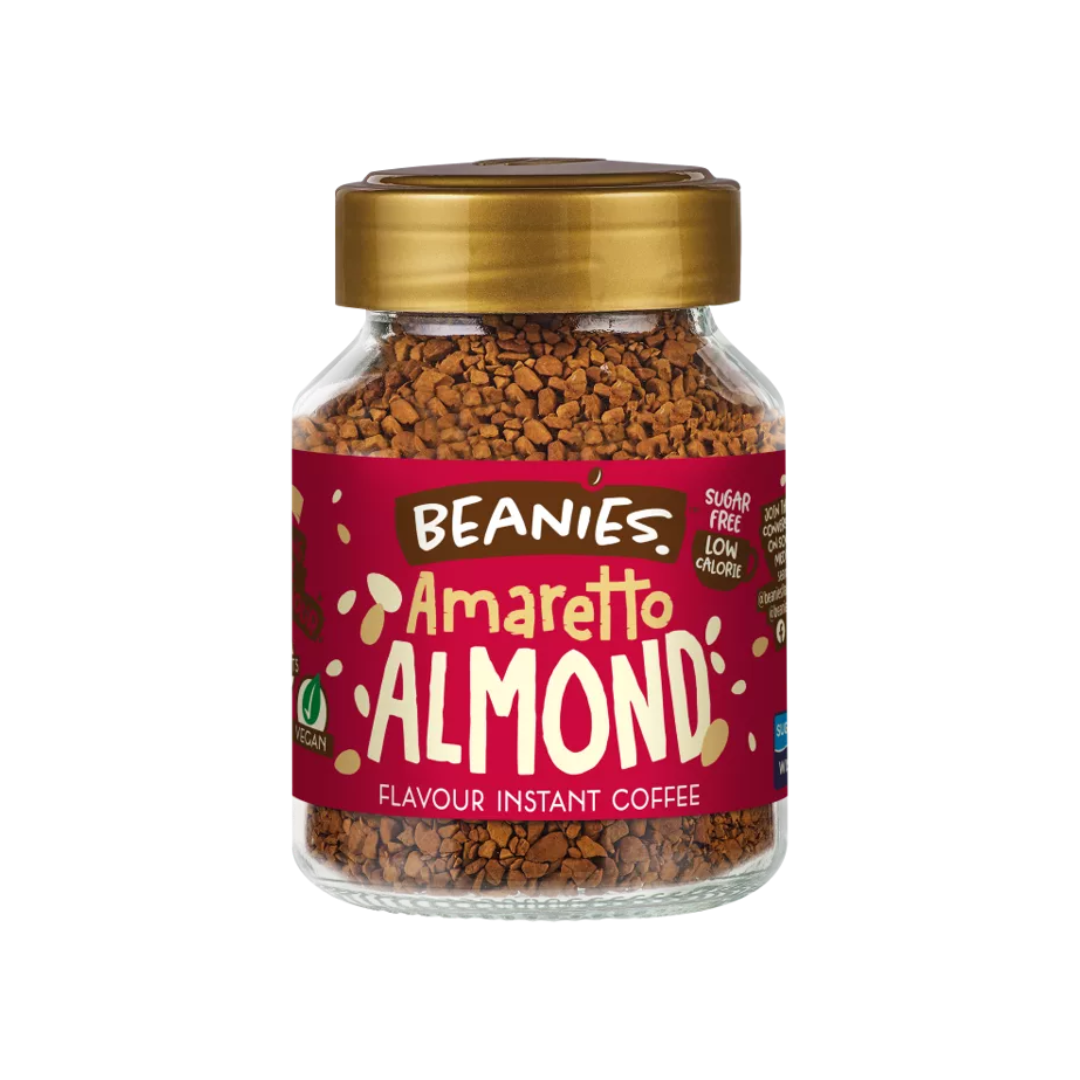 Beanies Amaretto Almond Flavoured Instant Coffee 50g