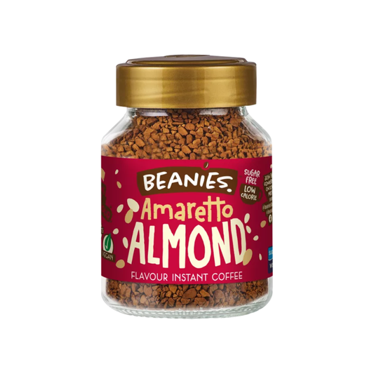 Beanies Amaretto Almond Flavoured Instant Coffee 50g