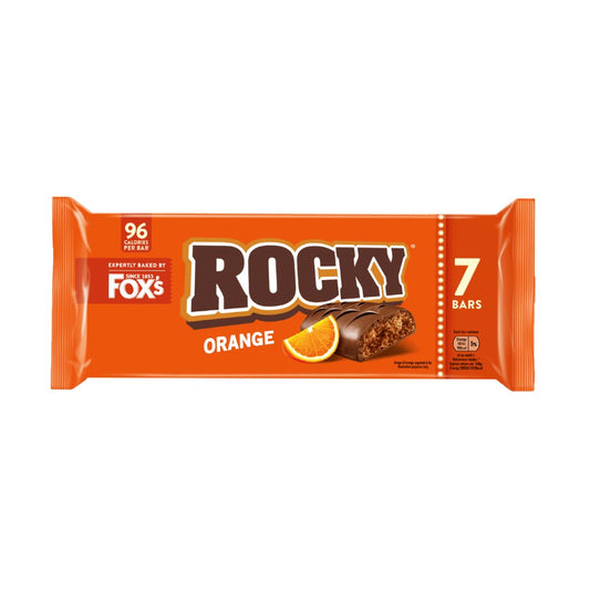 Fox's Rocky Orange Chocolate Biscuit Bars 7 Pack 138g