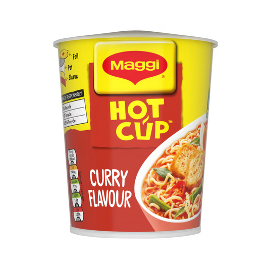 [BestBefore-30Sep2025] Maggi Hot Cup Curry Noodles 59.2g