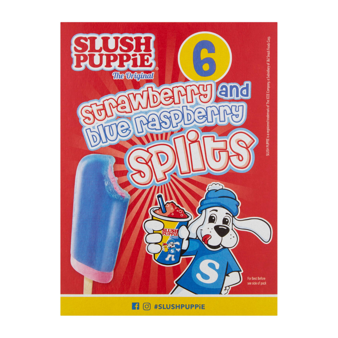 [Best Before 14-May-2024] SLUSH PUPPiE the Original Strawberry and Blue Raspberry Splits 390ml ดิ ออริจินัล สตรอเบอร์รี่ และ บลูราสเบอร์รี่สปลิต 390 มิลลิกรัม