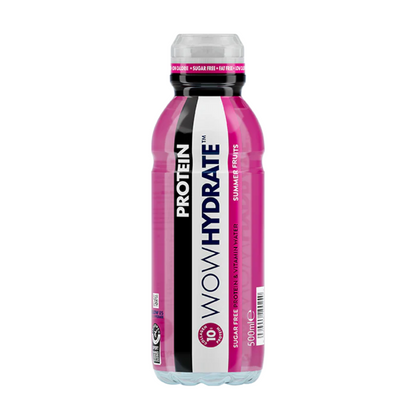 Wow Hydrate Sugar Free Protein & Vitamin Water Summer Fruits 500ml