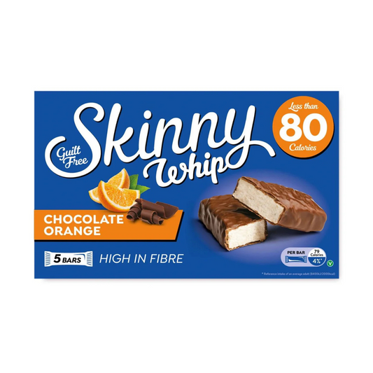 Skinny Whip Chocolate Orange Bars 5 Pack 100g