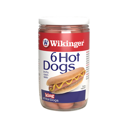 Wikinger 6 Hot Dogs 345g วิกิงเกอร์ 6 ฮอทด็อก 345 กรัม