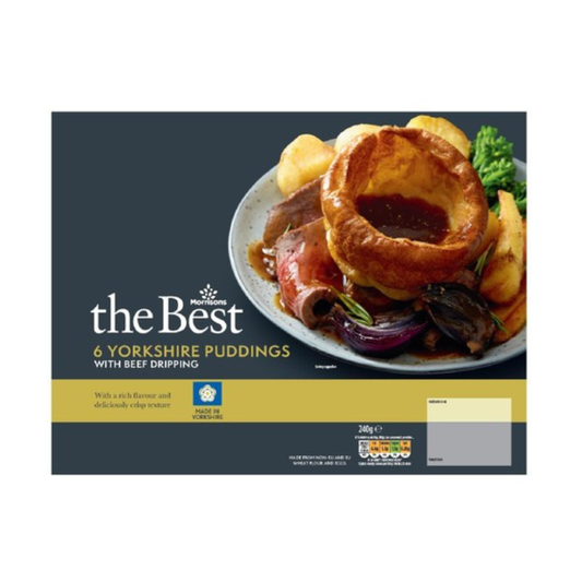 Morrisons The Best 6 Yorkshire Puddings With Beef Dripping 288g