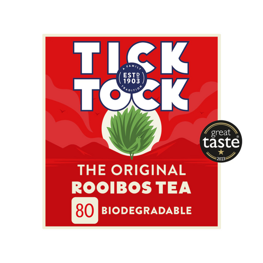 Tick Tock Rooibos Tea 80 Tea Bags 180g