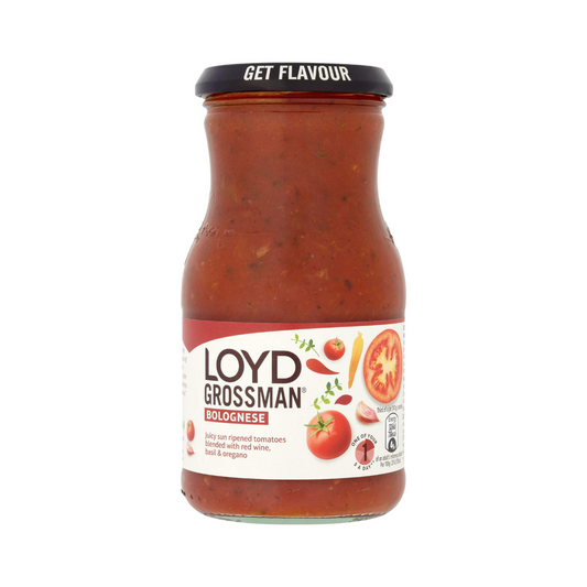 Loyd Grossman Bolognese No Added Sugar 350g ลอยด์ กรอสแมน โบโลเนส ไม่เติมน้ำตาล 350 กรัม