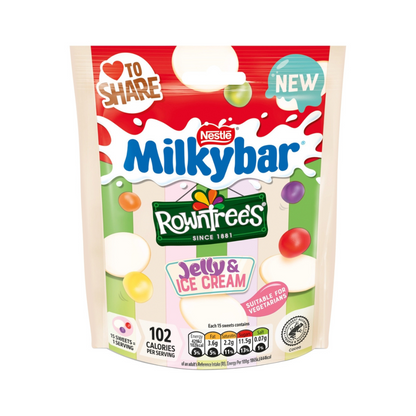 Milkybar Rowntree's Jelly & Ice Cream Share Bag 95g