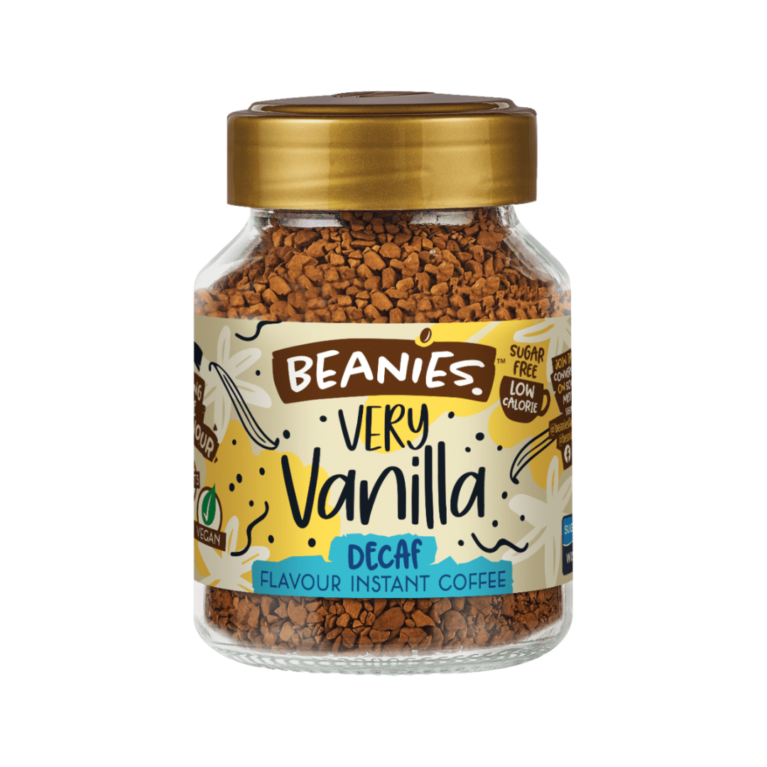 Beanies Very Vanilla Flavoured Instant Coffee 50g กาแฟสำเร็จรูป Beanies รสวานิลลาเข้มข้น 50 กรัม