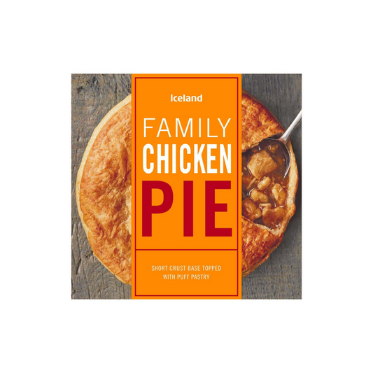 Iceland Family Chicken Pie 700g ไอซ์แลนด์ แฟมิลี่ พายไก่ 700 กรัม