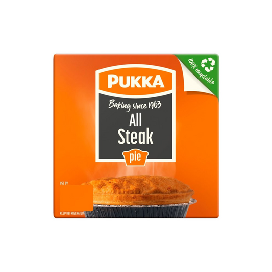 Pukka All Steak Pie 210g ปุกก้า ออล สเต็ก พาย 210 กรัม