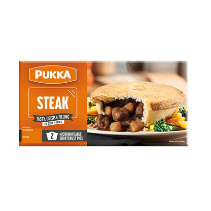 [Best Before 30-Sep-2024] Pukka Baked Steak & Kidney Pies 230g ปุกก้า อบสเต็ก และ พายไต 230 กรัม