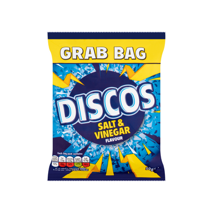 Discos Salt & Vinegar Grab Bag Crisps 50g