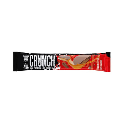 Warrior Crunch Protein Bar Peanut Butter Cup Flavour 64g วอริเออร์ ครันช์ โปรตีนบาร์ รสเนยถั่ว คัพ 64 กรัม