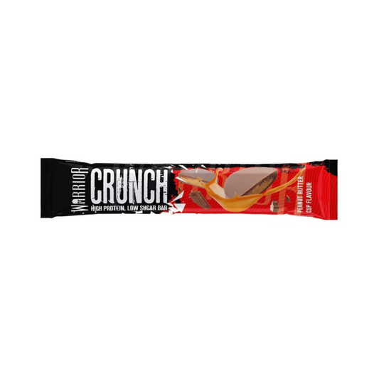 Warrior Crunch Protein Bar Peanut Butter Cup Flavour 64g วอริเออร์ ครันช์ โปรตีนบาร์ รสเนยถั่ว คัพ 64 กรัม