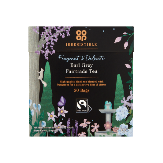 Co Op Irresistible Earl Grey  Fair Trade Tea 50 Bags