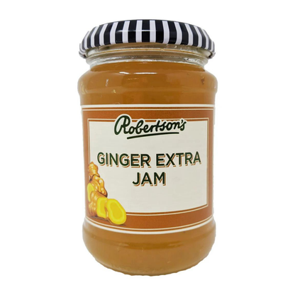 Robertson's Ginger Extra Jam 340g โรเบิร์ตสัน แยมขิง สูตรพิเศษ 340 กรัม